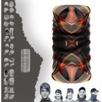 E-Taktik Kalp Desenli Boyunluk Maske Baf Bandana - Standart - Bej-BG259