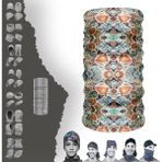 E-Taktik Karışık Kamp Temalı Boyunluk Maske Baf Bandana - Standart - Bej - Krem - Lacivert - Yeşil