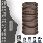 E-Taktik Pöh Polis Özel Harekat Operasyon Maskesi Baf Boyunluk Bandana - Standart - Kahverengi - Beyaz