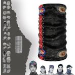 E-Taktik Yunus Polis Operasyon Maske Boyunluk Baf Bandana - Standart - Silver Gray-Silver- W