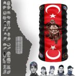 E-Taktik Yunus Polis Operasyon Maske Boyunluk Baf Bandana - Standart - Siyah Lacivert - Kırmızı