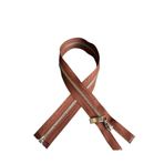 e tuhafiye Fim Taba Kahverengi Metal Fermuar (47-50 CM ARALIĞINDA)