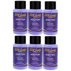 E Vitaminli Ekstra Güçlü Oje Çıkarıcı 6'Lı Eko Paket - 125Ml Tırnak Sarartmayan Besleyici Aseton