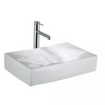 E-W2000 Tezgah Üstü Lavabo Parlak Beyaz