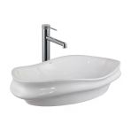 E-W3000 Tezgah Üstü Lavabo Parlak Beyaz