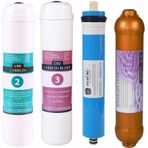 E-Water Su Arıtma Cihazı 6'lı Filtre Seti Vontron Membranlı Kapalı Kasalı Cihazlar İçin Gold Mineral Filtreli