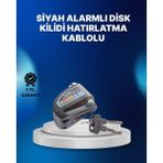 E-Woman Suya Dayanıklı 110DB Alarmlı Çelik Disk Kilidi ( Lisinya )