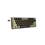 e-yooso Blue Switch Z-11 Mini 60% Mekanik Gaming Mini Klavye (SİYAH, GRİ, TURUNCU TUŞLAR) Ingilizce