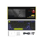 e-yooso Red Switch Z-94 Mekanik Klavye %90 Rainbow Işıklı Oyuncu Klavyesi (İngilizce Q Klavye) Huano