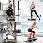 E02 Vibration 2d Yüksek Titreşimli Tüm Vücut Hızlı ve Zayıflama Spor eğzersiz aleti - 1 - 2 Yaş - Ahşap