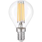 E14 LED FİLAMANLI RUSTIK AMPUL G45 Şeffaf Cam 6W 3000k Gün Işığı ERD-44 - 50 - 60 W