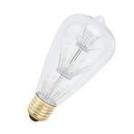 E27 LED Havai Fişek Ampul Vintage Sanat Cam Ampul Sıcak Işık 85-265V Festival Partisi için 3 W Veranda Yatak Odası Cafe Dekorasyon