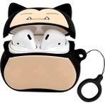E2M Air-podss 1-2 Kılıf Snorlax Siyah