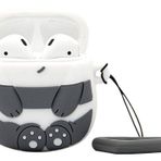 E2M Airpods 1-2. Nesil Uyumlu Panda Kılıf Gri