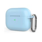 E2M Airpods 1-2 Sense Silikon Kılıf Açık Mavi