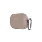 E2M Airpods 4 Sense Silikon Kilif-2 Bej