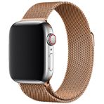 E2M Apple Watch 38-40 mm KRD-01 Metal Hasır Kordon-2 Bakır