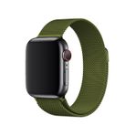 E2M Apple Watch 38-40 mm KRD-01 Metal Hasır Kordon-3 Yeşil
