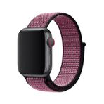 E2M Apple Watch 38-40 mm KRD-03 Hasır Kordon - 1 Bordo