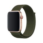 E2M Apple Watch 38-40 mm KRD-03 Hasır Kordon - 2 Asker Yeşili
