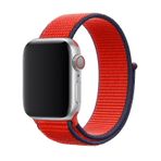 E2M Apple Watch 38-40 mm KRD-03 Hasır Kordon - 6 Kırmızı