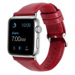 E2M Apple Watch 38-40 mm KRD-10 Deri Kordon Kırmızı