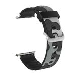 E2M Apple Watch 38-40mm KRD-24 Kamuflaj Kordon Gri