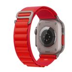 E2M Apple Watch 42-44-45-49mm KRD-26 Alpine Kordon Kırmızı
