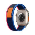 E2M Apple Watch 42-44-45-49mm KRD-27 Trial Çift Renkli Kordon Lacivert