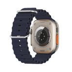 E2M Apple Watch 42-44-45-49mm KRD-28 Ocean Kordon Koyu Mavi