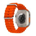 E2m Apple Watch 42-44-45-49mm Krd-28 Ocean Turuncu Kordon