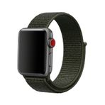 E2M Apple Watch 42-44 mm KRD-03 Hasır Kordon - 3 Koyu Yeşil