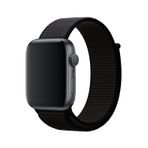 E2M Apple Watch 42-44 mm KRD-03 Hasır Kordon - 3 Siyah