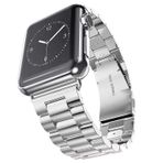 E2M Apple Watch 42-44 mm KRD-05 Klasik Metal Kordon Gümüş