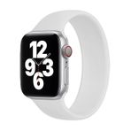 E2M Apple Watch 42-44 mm KRD-18 Silikon Solo Kordon L Beden - 1 Beyaz