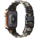 E2M Apple Watch 42-44 mm KRD-25 Resin Kordon-3 Asker Yeşili