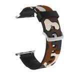 E2M Apple Watch 42-44mm KRD-24 Kamuflaj Kordon Kahverengi