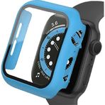 E2M Binano Apple Watch 40mm Sense Kasa Ve Ekran Koruyucu Açık Mavi
