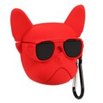 E2M Bulldog Kırmızı AirPods 1-2 Kılıfı