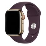 E2M Classic Silikon Apple Watch Kordon 38-40-41mm Kahverengi