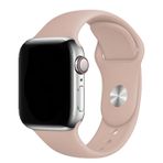E2m Classic Silikon Apple Watch Kordon 38-40-41mm Pudra Rengi