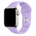 E2M Classic Silikon Apple Watch Kordon 42-44-45-49mm Eflatun
