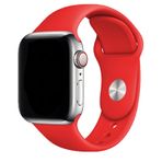 E2M Classic Silikon Apple Watch Kordon 42-44-45-49mm Kırmızı