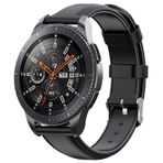E2M Huawei Watch 20 mm KRD-10 Deri Kordon Siyah