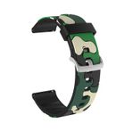 E2M Samsung Watch 20mm KRD-24 Kamuflaj Kordon Yeşil
