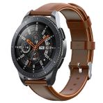 E2M Samsung Watch 22 mm KRD-10 Deri Kordon Kahverengi