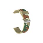 E2M Samsung Watch 22mm KRD-24 Kamuflaj Kordon Kum Rengi