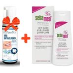 E2'quality Diş Beyazlatıcı Köpük + Sebamed 400 ml Hergün Kullanım Şampuanı