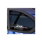 E46 Yan Cam Sticker Oto Kapı 20 Cm X 7 Cm Hologram c13