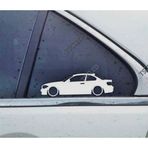 E82 Coupe 120i ,135i 125i 128i Kelebek Cam Araba oto Sticker 19 cm 2 Adet